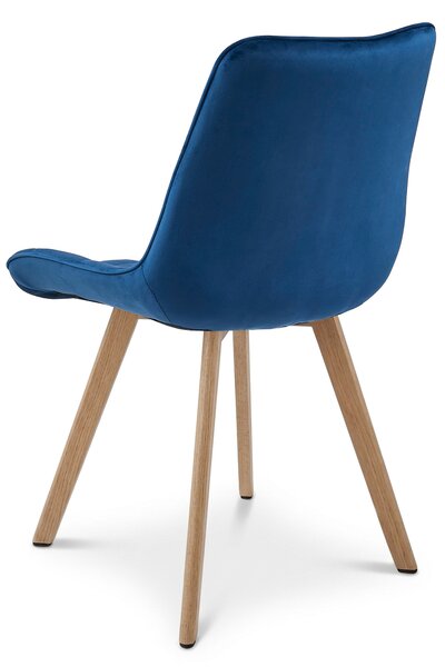 Scaun de masa SORIA VELVET, albastru