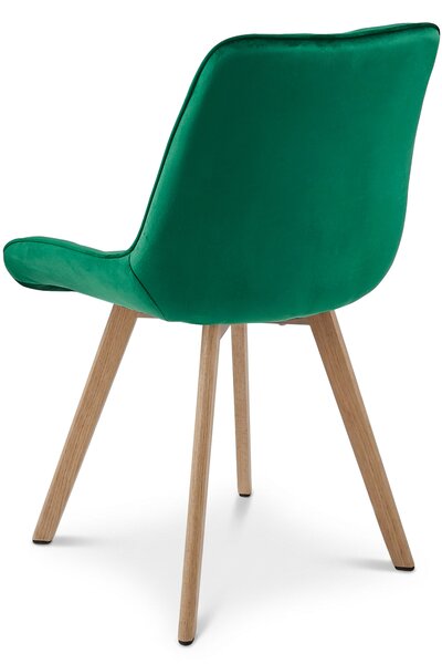 Scaun de masa SORIA VELVET, verde