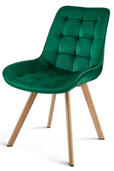 Scaun de masa SORIA VELVET, verde