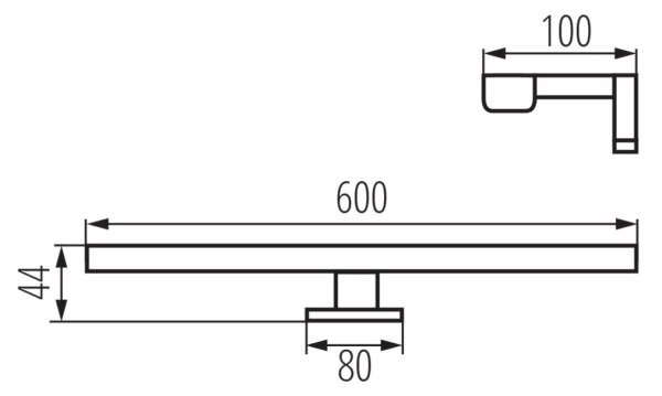 Aplică LED pentru oglindă de baie Kanlux 34934 ASTIM LED/12W/230V IP44 alb