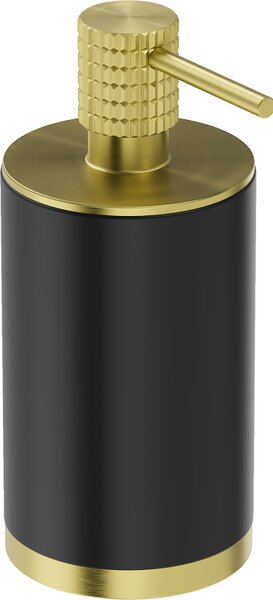 Mexen Triv, dozator de săpun de perete, negru mat / auriu mat, 70A33059-55B