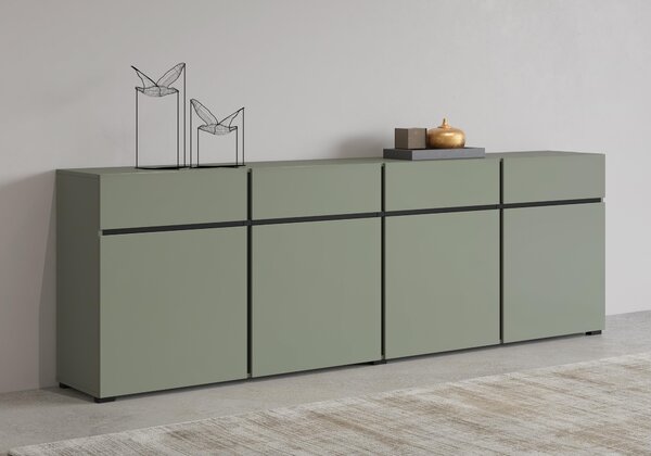 Comodă Crossroad G25 (pin verde + negru). Promo -18%. 1118175