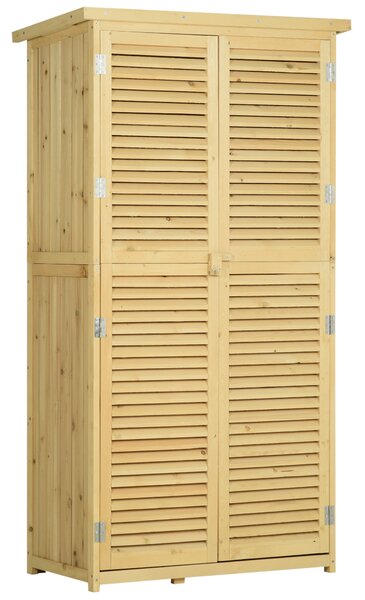 Magazie pentru exterior Outsunny, 87x46.5x160 cm | Aosom Romania