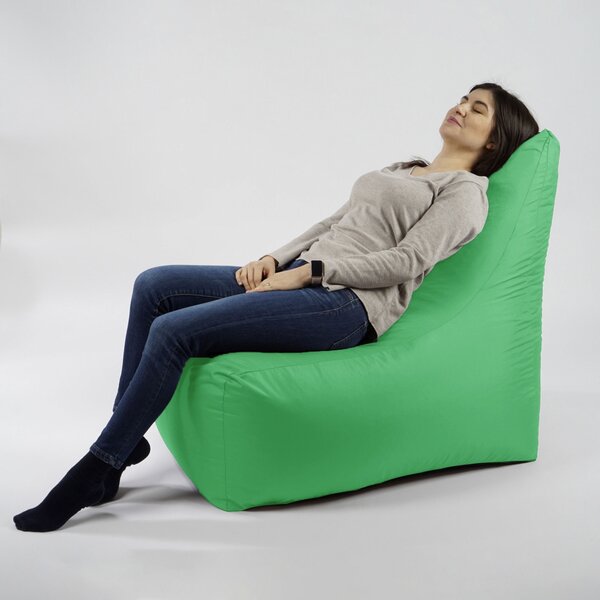 Fotoliu Miraggio Pufrelax, Material Impermeabil - Green Apple