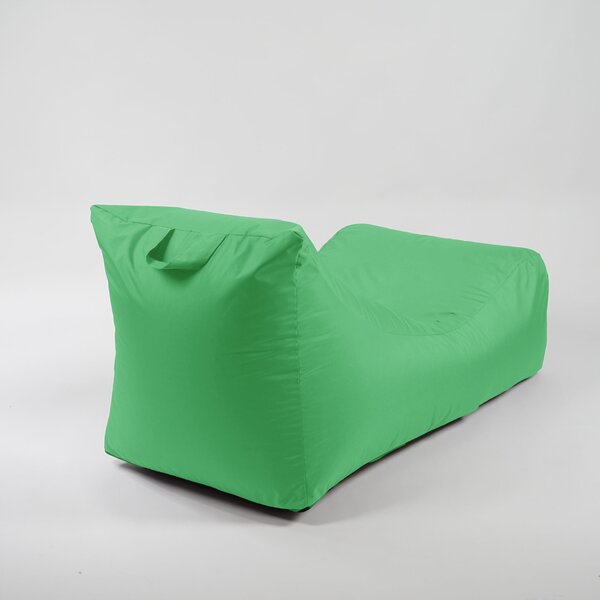 Fotoliu Looloop Pufrelax, Material Impermeabil - Green Apple