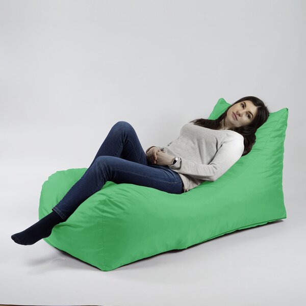 Fotoliu Looloop Pufrelax, Material Impermeabil - Green Apple