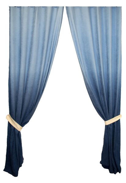 Set draperii Velaria degrade albastru cu rejansa