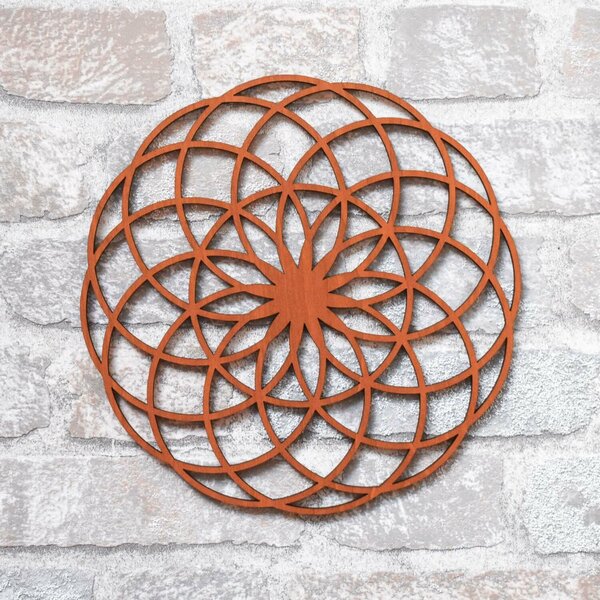 DUBLEZ | Ornament geometric - Mandala vieții | Tablou de perete