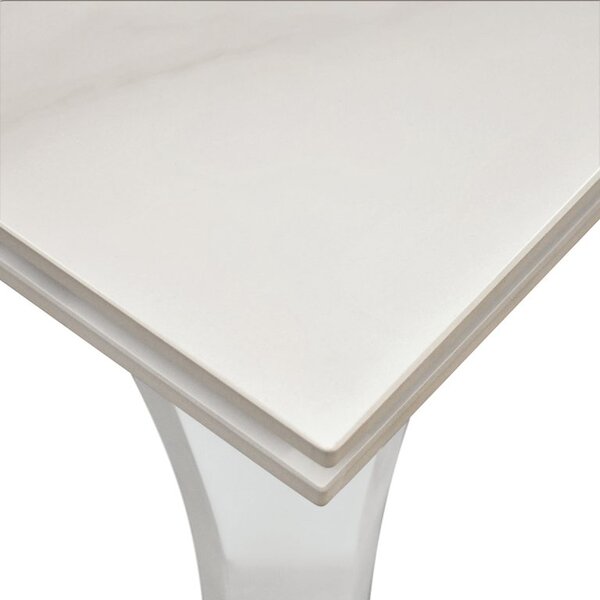 Masă ceramică extensibilă Evelin 160/80 cm + 2 extensii de 40 cm