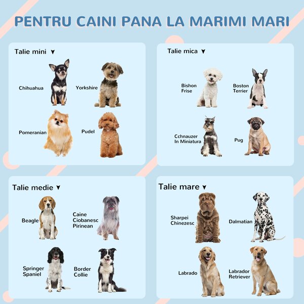 PawHut Casă Caini Plastic Talie Mare Rezistentă la Vreme Albastru 84.2x98.2x82cm | Aosom Romania