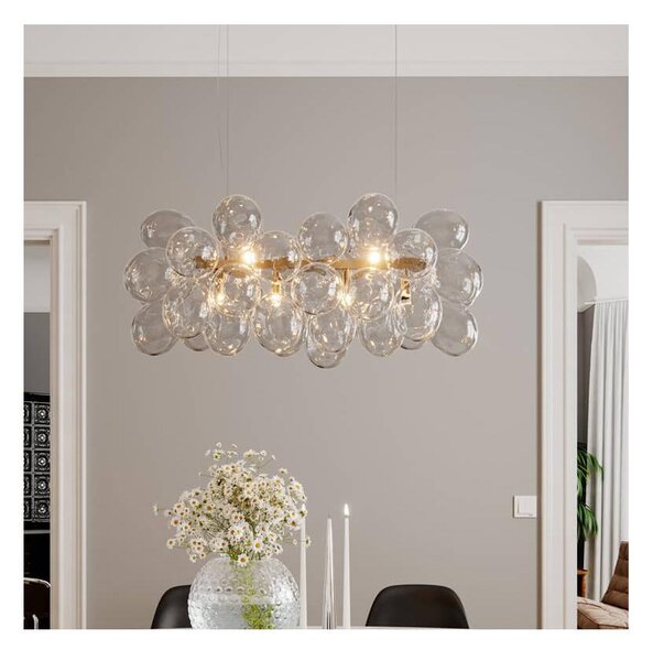 ByRydens 4200880-6509 - Candelabru suspendat pe cablu GROSS BAR 8xG9/8W/230V transparent