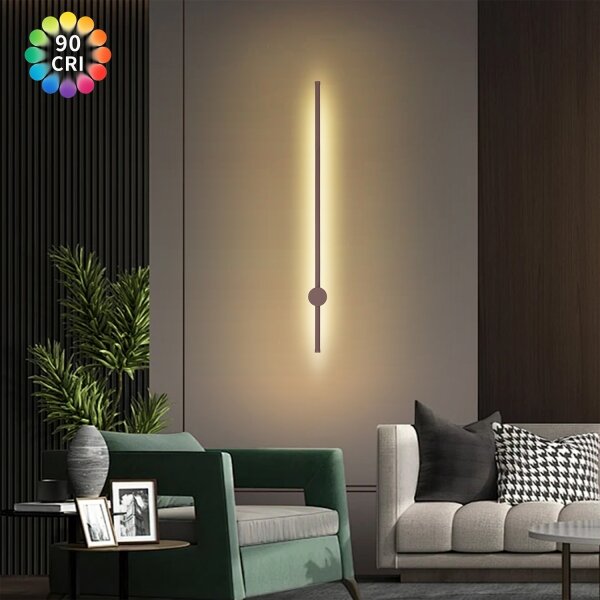 Brilagi - Aplica de exterior LED AURA LED/20W/230V 3000K IP54 97 cm maro IRC 90