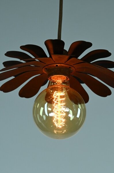 Bohemia-Design - Candelabru suspendat pe cablu 1xE27/60W/230V, finisaj bronzat