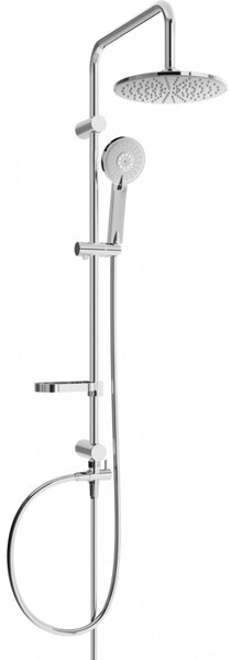 Mexen Carl, set de duș cu duș deasupra și de mână, crom, 78240-00