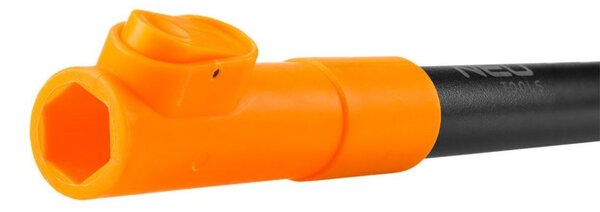 Mâner din aluminiu NEO Click 130 cm – TPR, capete interschimbabile