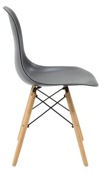 Scaun Julita Negru 46x52x81 cm