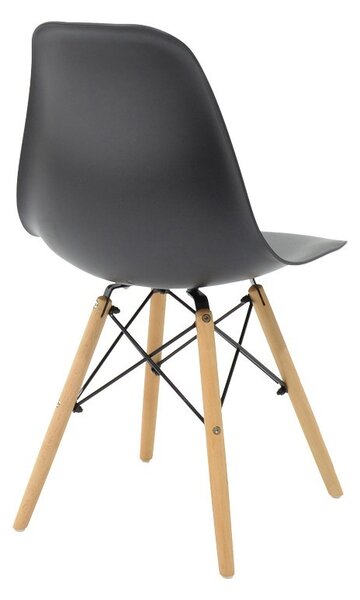 Scaun Julita Negru 46x52x81 cm