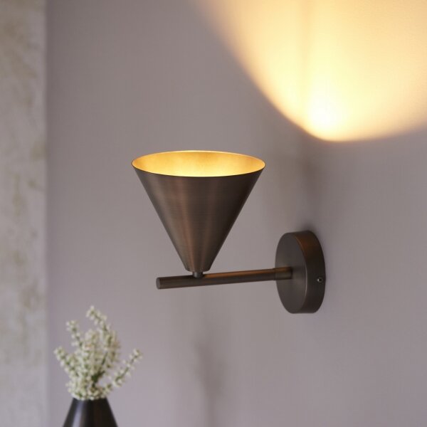 Spot de perete Endon 102894 CAPE 1xE14/7W/230V bronz