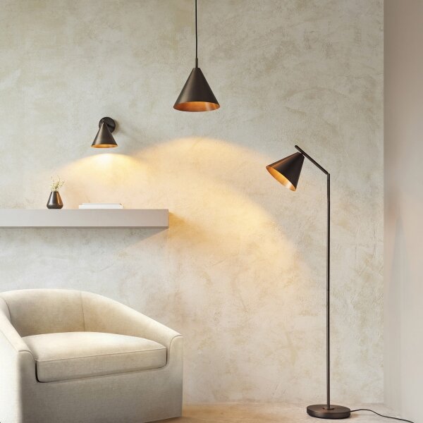 Spot de perete Endon 102894 CAPE 1xE14/7W/230V bronz