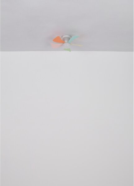 Globo 03609B - Ventilator de tavan LED HINES dimabil 10W/230V 3000-6500K +telecomandă