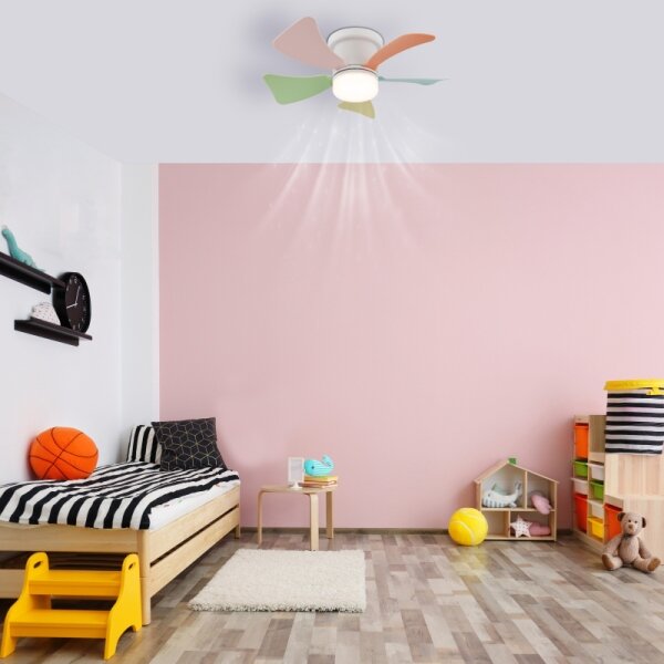 Globo 03609B - Ventilator de tavan LED HINES dimabil 10W/230V 3000-6500K +telecomandă