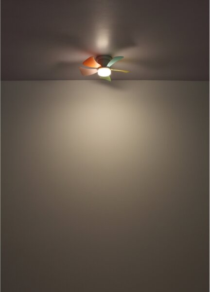 Globo 03609B - Ventilator de tavan LED HINES dimabil 10W/230V 3000-6500K +telecomandă