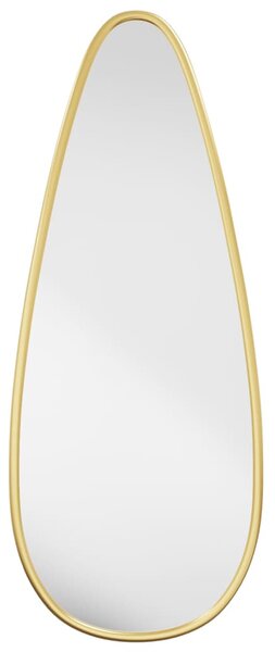 Oglindă de perete, auriu, 50x20 cm