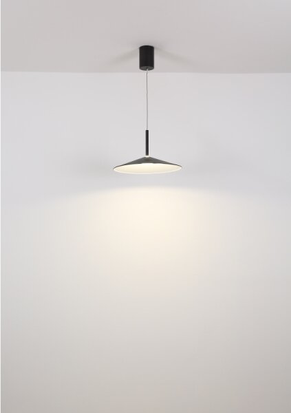 Globo 15635S - Lustră suspendată pe cablu LAMPONE, LED/18W, 230V, 4000K, negru