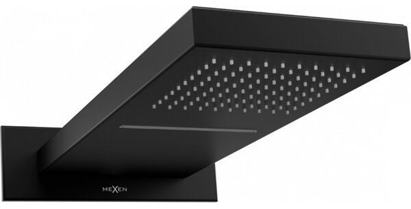 Mexen Waterfall duș cu efect de ploaie 50 x 22 cm, negru- 79195-70