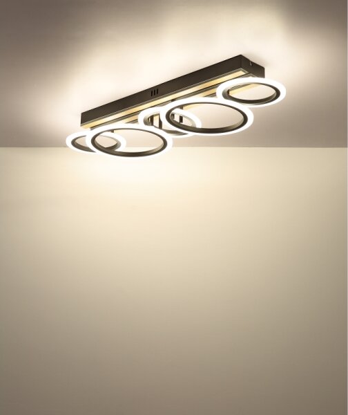 Globo 67360D4 - Plafonieră LED BLEVINS 34W/230V 3000/4200/6000K