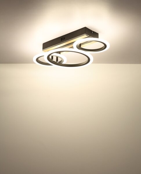 Globo 67360D3 - Plafonieră LED BLEVINS, 21 W / 230 V / 3000/4200/6000 K