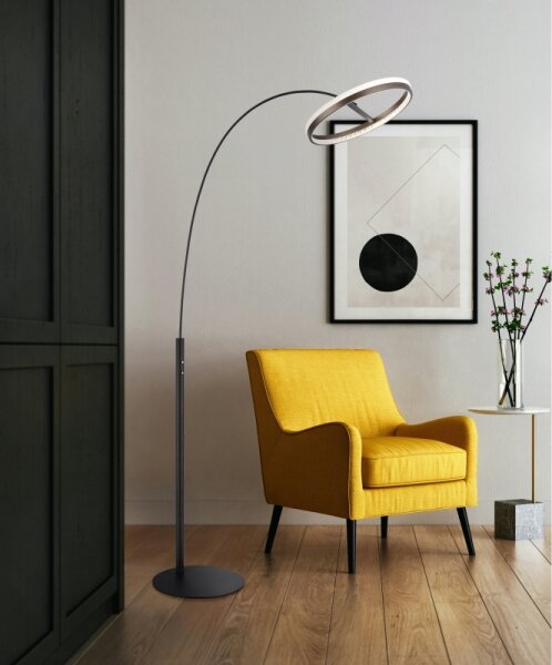 Globo 67179S - Lampă de podea LED DELLA, reglabilă, cu control tactil, 24W/230V, 3000/4000/6000K
