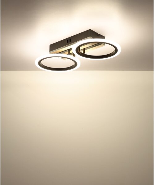 Globo 67360D2 - Plafonieră LED BLEVINS 15W/230V 3000/4200/6000K