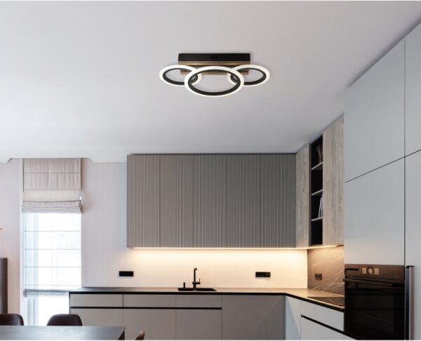 Globo 67360D3 - Plafonieră LED BLEVINS, 21 W / 230 V / 3000/4200/6000 K
