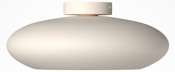 Maytoni Plafonieră LED Aros, albă, Ø 40 cm, metal, 3.000 K, Alb, Camera de zi / sufragerie, Aluminiu