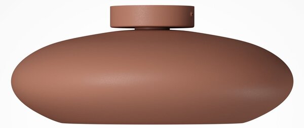 Maytoni Plafonieră LED Aros, culoare cupru, Ø 40 cm, metal, 3.000 K, Cupru, Camera de zi / sufragerie, Aluminiu