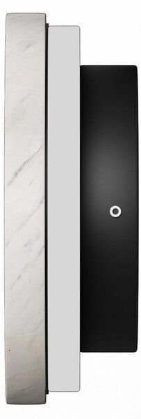 Maytoni Aplică de perete LED BASIC TEXTURE, alb, Ø 15 cm, marmură, CCT, Alb, Camera de zi / sufragerie, Marmură, Modern