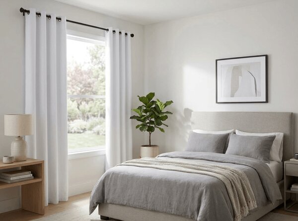 Draperie alba OXFORD 140x270 cm Agatat: Rejansa