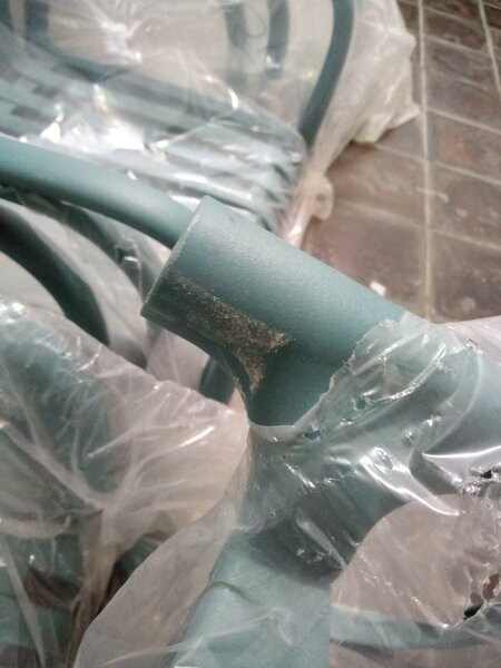 Reducere Scaun din plastic TREGO cu brate, albastru calitatea II