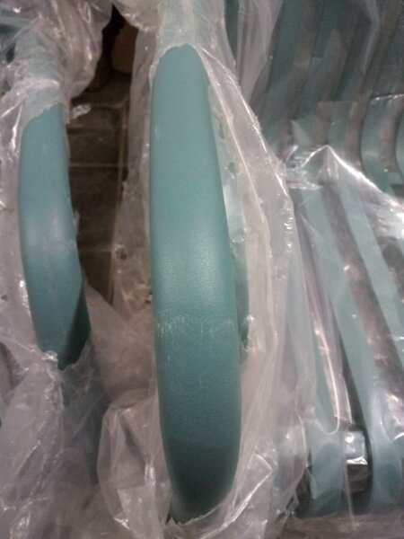 Reducere Scaun din plastic TREGO cu brate, albastru calitatea II
