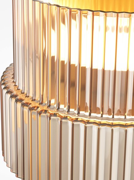 Maytoni Plafonieră LED SCALA, maro/bronz, Ø 15 cm, sticlă, dimabilă, reglabil, Maro / Rugină, Camera de zi / sufragerie, Sticlă, Modern