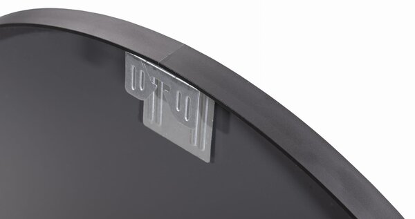 Oglinda rotunda de perete LEOBERT neagra - diverse dimensiuni Diametrul oglinzii: 60 cm