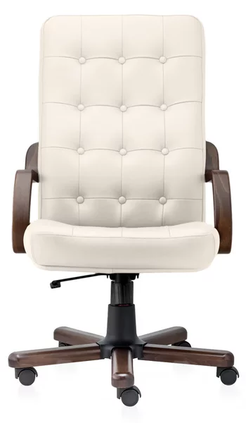 Scaun directorial ATLAS EXTRA piele naturala, Crem