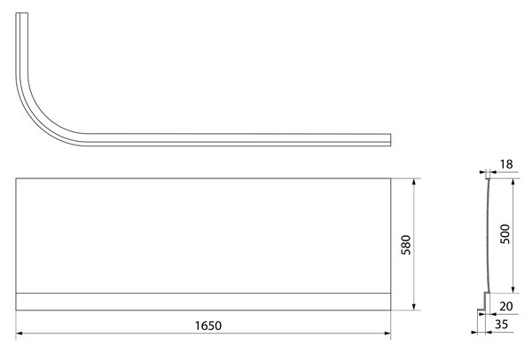 Polysan Polysan, panou frontal ASTRA R, 34812