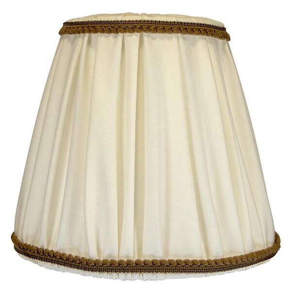 Duolla - Abajur lampă E27 pr. 18,5 cm crem/maro pentru birou și podea