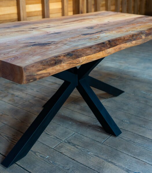 Masă Dining Premium "Iron Ash Heritage" - 200x100 cm