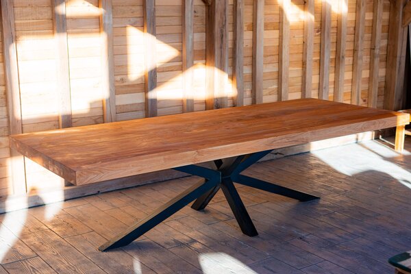 Masă Dining Premium "Heritage Cherry" - 280x110 cm