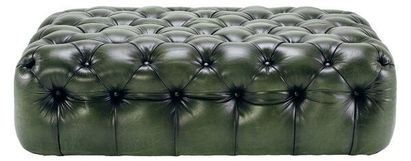 Taburet Austen din piele SaddleBrown
