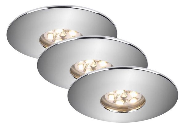SET 3x corp de iluminat LED pentru baie ATTACH LED/1,8W/230V IP44 Briloner 7240-038