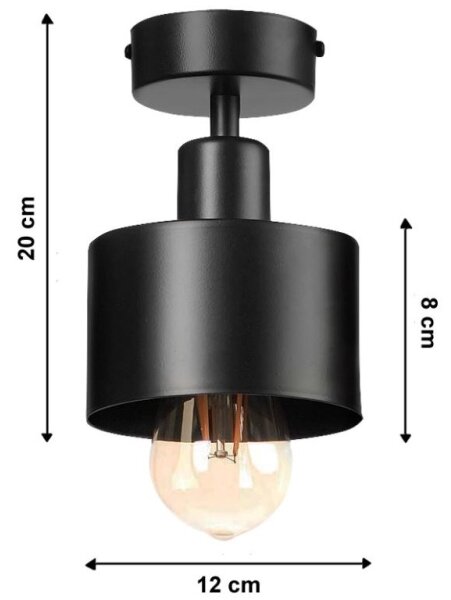 Lustră aplicată BODO 1xE27/60W/230V